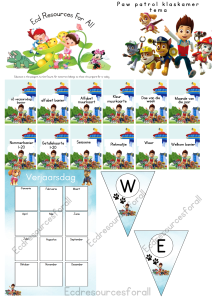 Home Paw patrol Klaskamer tema