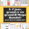 3-7 jaar, graad rr en graad R Mega Bundel!