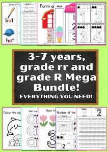 Home 3-7 years, grade rr and grade R Mega Bundle!