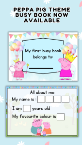 Home Digital busy book 1-6 years PEPPA PIG