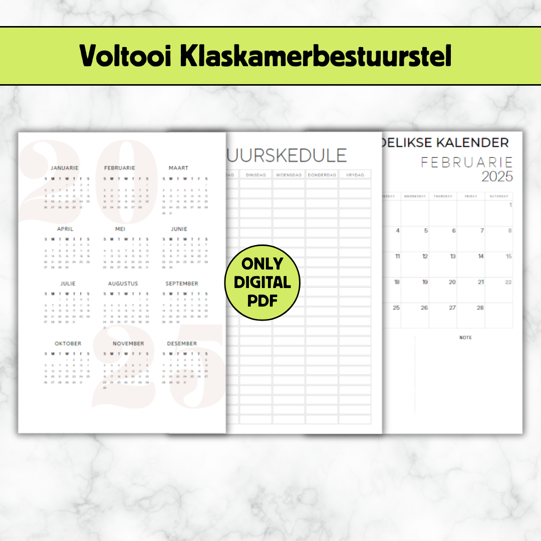 Voltooi Klaskamerbestuurstel