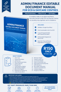 Admin/finance editable document