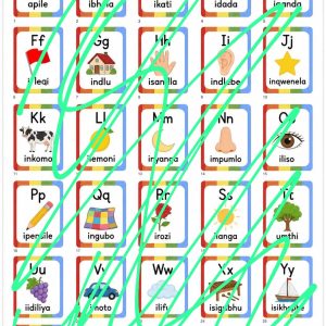IsiXhosa charts PDF A2 size