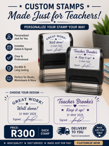 Home Personalised teacher stamps